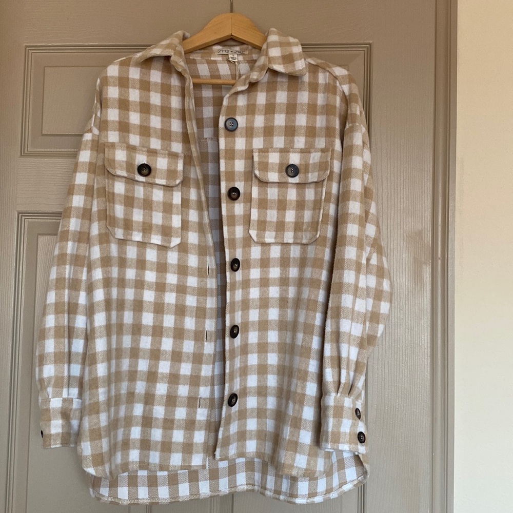 She + Sky Oversized Fleece Shacket